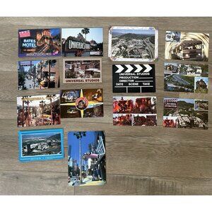 Universal Studios Hollywood Postcard Lot Of 14 California